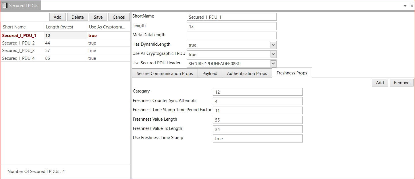 Freshness Props In Secured I PDUs