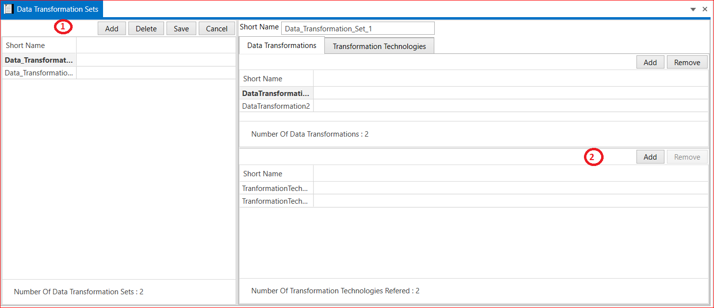 Data Transformation Set